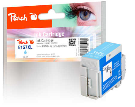 Peach  cartouche d'encre light cyan, compatible avec
ID-Fabricant: T1575LC, C13T15754010 Epson Stylus Photo R 3000