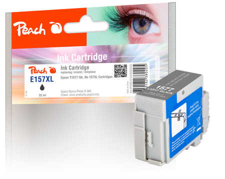 Peach  cartouche d'encre light noire, compatible avec
ID-Fabricant: T1577LBK, C13T15774010 Epson Stylus Photo R 3000
