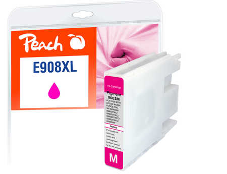 Peach  cartouche d'encre XL magenta, compatible avec
ID-Fabricant: T9083, No. 908XLM, C13T90834010 Epson WorkForce Pro WF-6090 DW