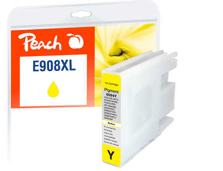 Peach  cartouche d'encre XL jaune, compatible avec
ID-Fabricant: T9084, No. 908Y, C13T90844010 Epson WorkForce Pro WF-6090 DW