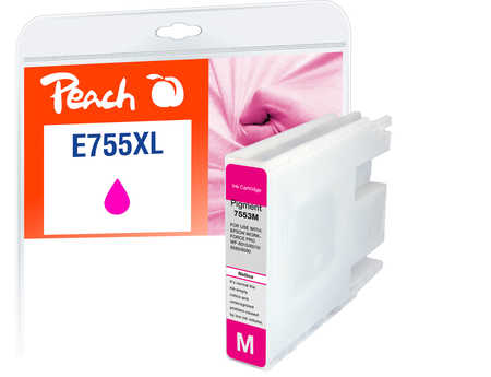 Peach  cartouche d'encre XL magenta, compatible avec
ID-Fabricant: T7553M, C13T755340 Epson WorkForce Pro WF-8010 DW