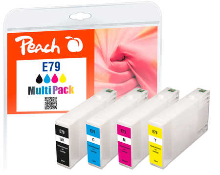 Peach  Multi Pack, compatible avec
ID-Fabricant: No. 79, C13T79154010 Epson WorkForce Pro WF-5690 DWF