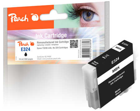 Peach Cartouche d'encre  noir mat, compatible avec
ID-Fabricant: T3248MBK, C13T32484010 Epson SureColor SCP 400