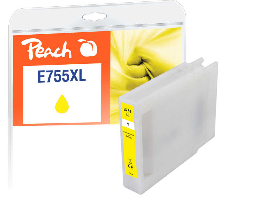 Peach  cartouche d'encre jaune XL, compatible avec
ID-Fabricant: T7554Y, C13T755440 Epson WorkForce Pro WF-8010 DW