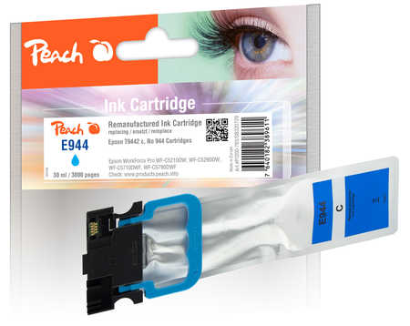 Peach  cartouche d'encre cyan compatible avec
ID-Fabricant: T9442, No. 944C, C13T944240 Epson WorkForce Pro WFC 5290 DW