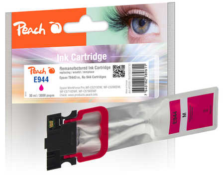 Peach  cartouche d'encre magenta compatible avec
ID-Fabricant: T9443, No. 944M, C13T944340 Epson WorkForce Pro WFC 5290 DW