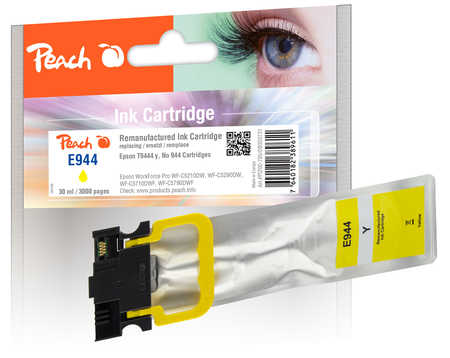 Peach  cartouche d'encre jaune compatible avec
ID-Fabricant: T9444, No. 944Y, C13T944440 Epson WorkForce Pro WFC 5290 DW