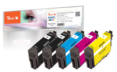 Peach Multipack Plus  compatible avec
ID-Fabricant: No. 502XL Epson WorkForce WF-2860 DWF