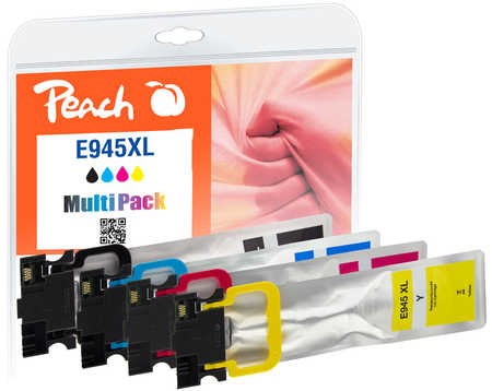 Peach  Multi Pack, HY compatible avec
ID-Fabricant: No. 945XL, T9451, T9452, T9453, T9454 Epson WorkForce Pro WFC 5290 DW