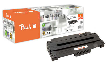 Peach  Toner Module noire, compatible avec
ID-Fabricant: 1130XLBK, 7H53W, 593-10961 Dell sans-designation 1133