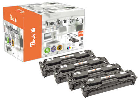 Peach Multipack , compatible avec
ID-Fabricant: No. 312X, CF380X, CF381A, CF382A, CF383A HP Color LaserJet Pro MFP M 476 dn