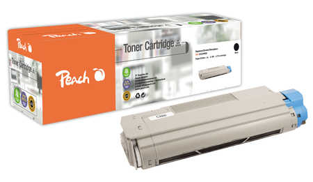 Peach  Toner Module noire, compatible avec
ID-Fabricant: 43324408 OKI C 5600