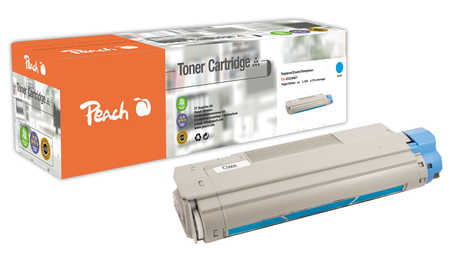 Peach  Toner Module cyan, compatible avec
ID-Fabricant: 43381907 OKI C 5600 DN