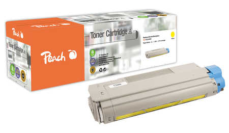 Peach  Toner Module jaune, compatible avec
ID-Fabricant: 43381905 OKI C 5600 DN
