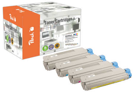 Peach Multipack , compatible avec
ID-Fabricant: 43324408-44381905-7 OKI C 5600