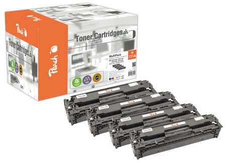 Peach Multipack , compatible avec
ID-Fabricant: No. 131A, CF210A, CF211A, CF212A, CF213A HP LaserJet Pro 200 color M 276 nw