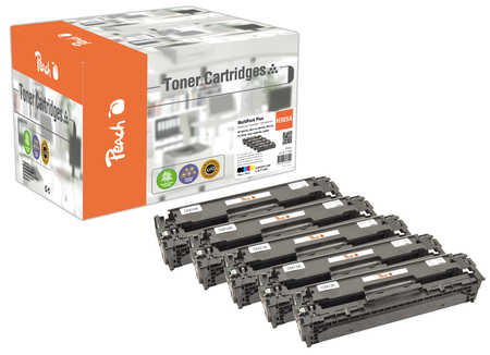 Peach Multipack Plus  compatible avec
ID-Fabricant: No. 305A, CE410A*2, CE411A, CE412A, CE413A HP LaserJet Pro 400 color M 451 dn
