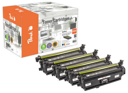 Peach Multipack , compatible avec
ID-Fabricant: No. 504X, CE250X, CE251A, CE252, CE253 HP Color LaserJet CP 3525