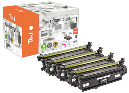 Peach Multipack , compatible avec
ID-Fabricant: No. 647A, No. 648A, CE260A, CE261A, CE262A, CE263A HP Color LaserJet CP 4520 dn