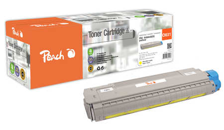 Peach  Toner Module jaune, compatible avec
ID-Fabricant: 44844505 OKI C 831 DM
