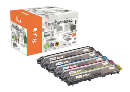 Peach Multipack Plus  compatible avec
ID-Fabricant: TN-241bk, TN-245 Brother DCP-9020 CDW
