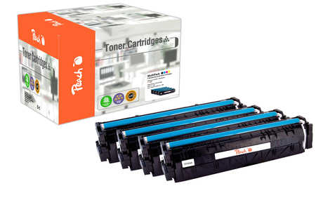 Peach Multipack , compatible avec
ID-Fabricant: No. 203A, CF540A, CF541A, CF542A, CF543A HP Color LaserJet Pro MFP M 281 fdw