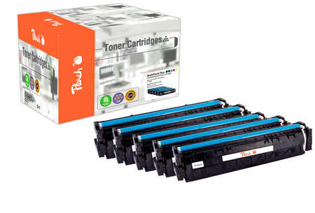 Peach Multipack Plus  compatible avec
ID-Fabricant: No. 205A, CF530A*2, CF531A, CF532A, CF533A HP Color LaserJet Pro MFP M 180 n