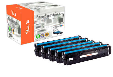 Peach Multipack Plus  compatible avec
ID-Fabricant: No. 203A, CF540A*2, CF541A, CF542A, CF543A HP Color LaserJet Pro MFP M 281 fdw