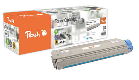 Peach  Toner Module cyan, compatible avec
ID-Fabricant: 46471103 OKI C 823 N