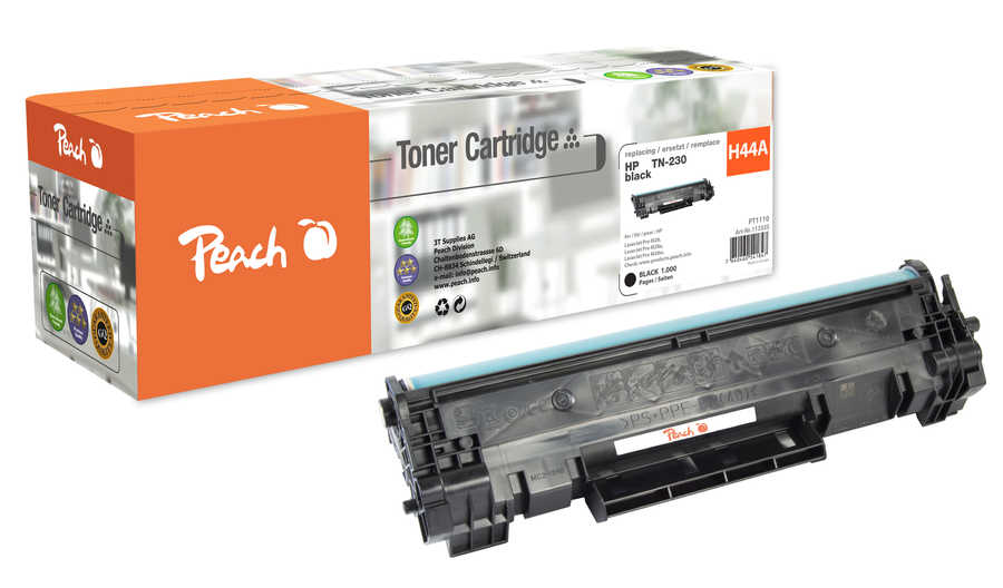 Peach  Toner Module noire, compatible avec
ID-Fabricant: No. 44A, CF244A HP LaserJet Pro MFP M 28 w