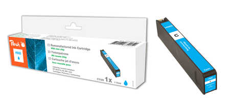 Peach  cartouche d'encre cyan compatible avec
ID-Fabricant: No. 980 c, D8J07A HP OfficeJet Enterprise Color X 585 f MFP