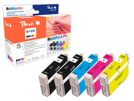 Peach  Multipack Plus, compatible avec
ID-Fabricant: T1295, T1291, C13T12954010 Epson WorkForce 630