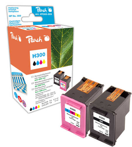 Peach  Multi Pack, compatible avec
ID-Fabricant: No. 300, CN637EE HP DeskJet F 2483