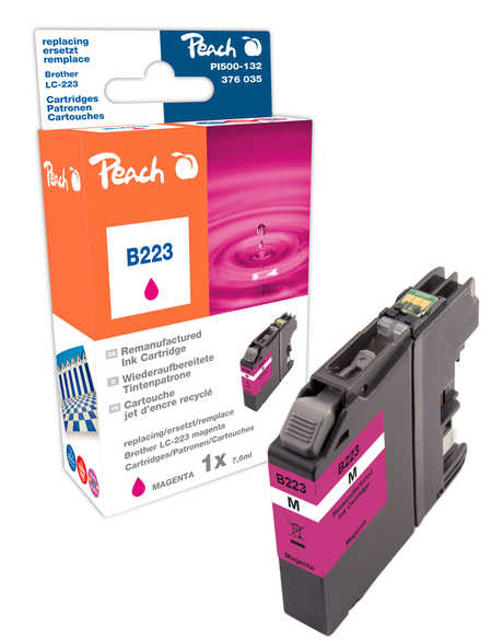 Peach Cartouche d'encre  magenta, compatible avec
ID-Fabricant: LC-223M Brother MFCJ 4425 DW