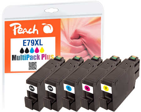 Peach  Multi Pack Plus, HY compatible avec
ID-Fabricant: No. 79XL, C13T79054010 Epson WorkForce Pro WF-5690 DWF