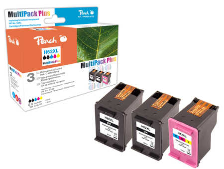 Peach  Multipack Plus compatible avec
ID-Fabricant: No. 62XL, C2P05AE*2, C2P07AE HP OfficeJet 5741