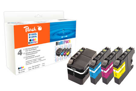 Peach Multipack , compatible avec
ID-Fabricant: LC-129VALBP Brother MFCJ 6520 DW