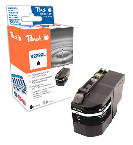 Peach  cartouche d'encre noire XXL, compatible avec
ID-Fabricant: LC-229XLBK Brother MFCJ 5320 DW
