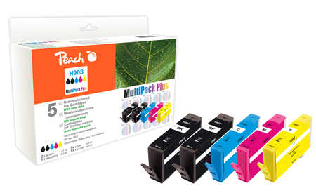 Peach  Combi Pack Plus compatible avec
ID-Fabricant: No. 903, T6L99AE*2, T6L87AE, T6L91AE, T6L95AE HP OfficeJet 6950