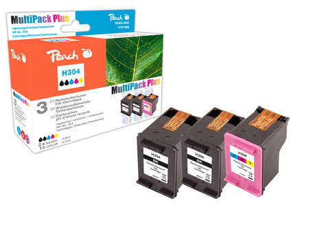 Peach  Multipack Plus compatible avec
ID-Fabricant: No. 304, N9K06AE*2, N9K05AE HP DeskJet 3720