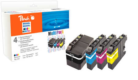 Peach Multipack , compatible avec
ID-Fabricant: LC-529, LC-525XL Brother DCPJ 105