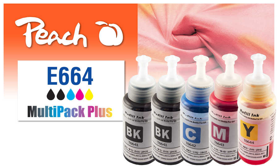 Peach Multipack Plus  compatible avec
ID-Fabricant: No. 664, C13T664640 Epson L 355